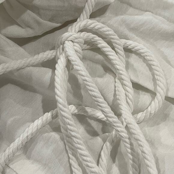 Jonathan Simkhai Serenity White Rayon/Nylon Halter Jumpsuit Size Small - Picture 7 of 13